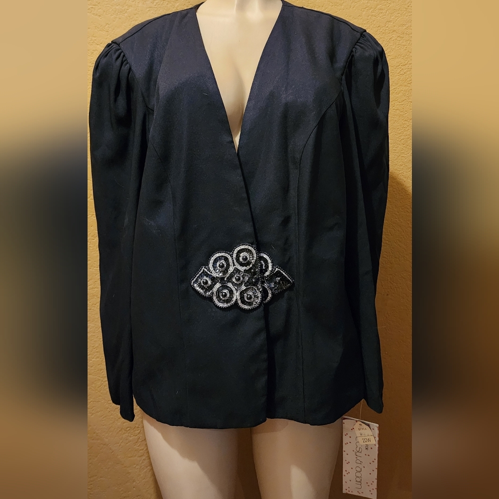 Betsy & Adam Woman's Elegant Blazer Jacket Size XL